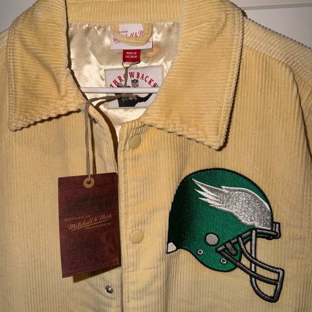 Mitchell & Ness Corduroy PHL Eagles Jacket - Picture 2 of 6
